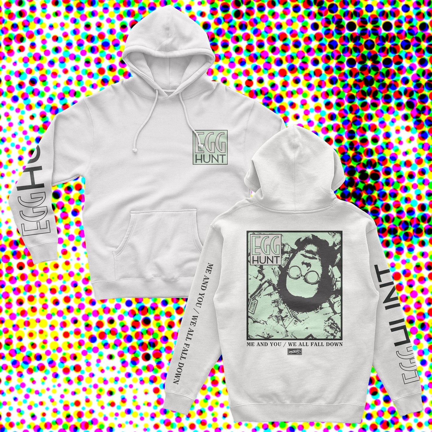 ME AND YOU - WHITE HOODIE