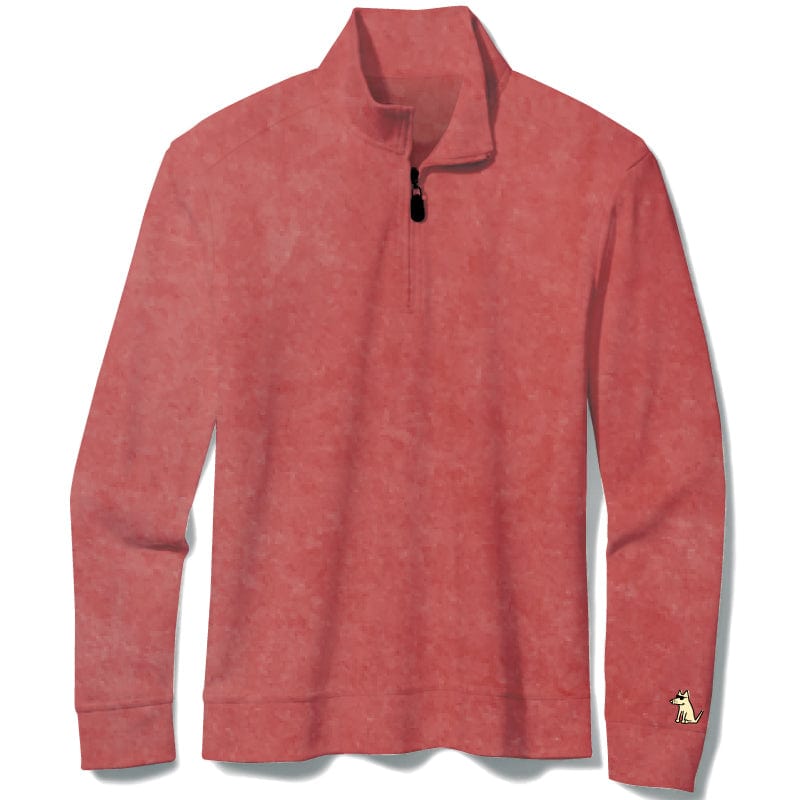 Embroidered Salt Wash - 1/4 Zip Sweatshirt
