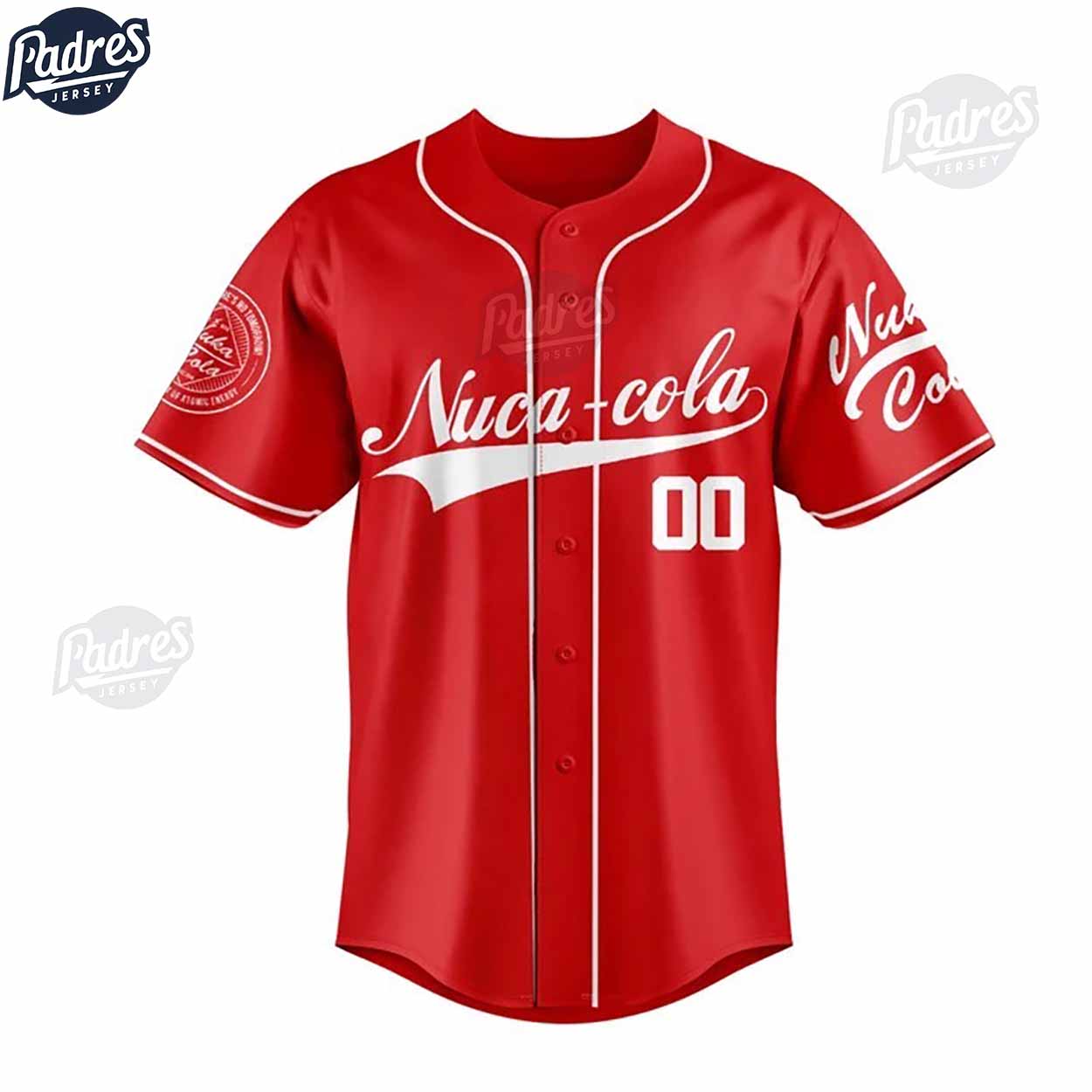 Enjoy Nuka Cola Fallout Custom Baseball Jersey - Padres Jersey Oasis: Elevate Your Baseball Style Game