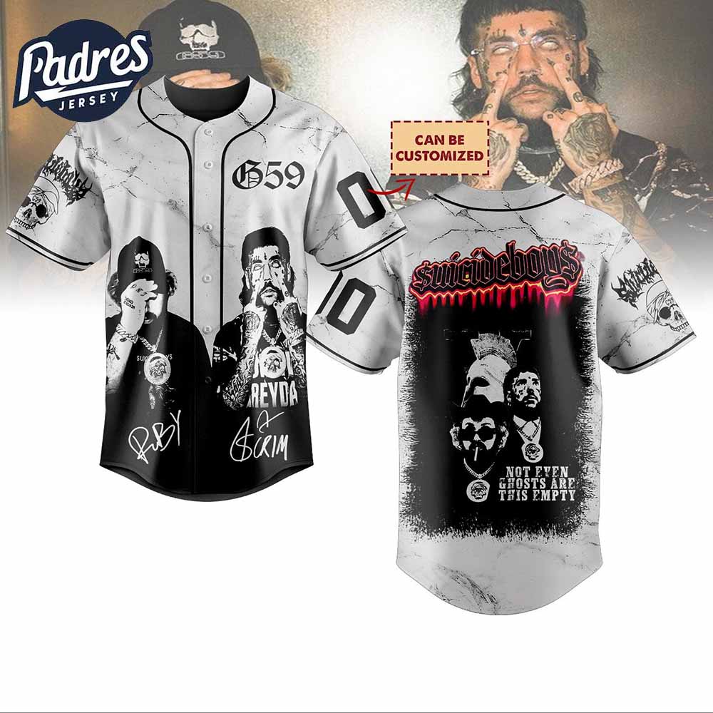 Exclusive Suicideboys Baseball Jersey G59 Rap Fan Limited Edition - Padres Jersey Oasis: Elevate Your Baseball Style Game