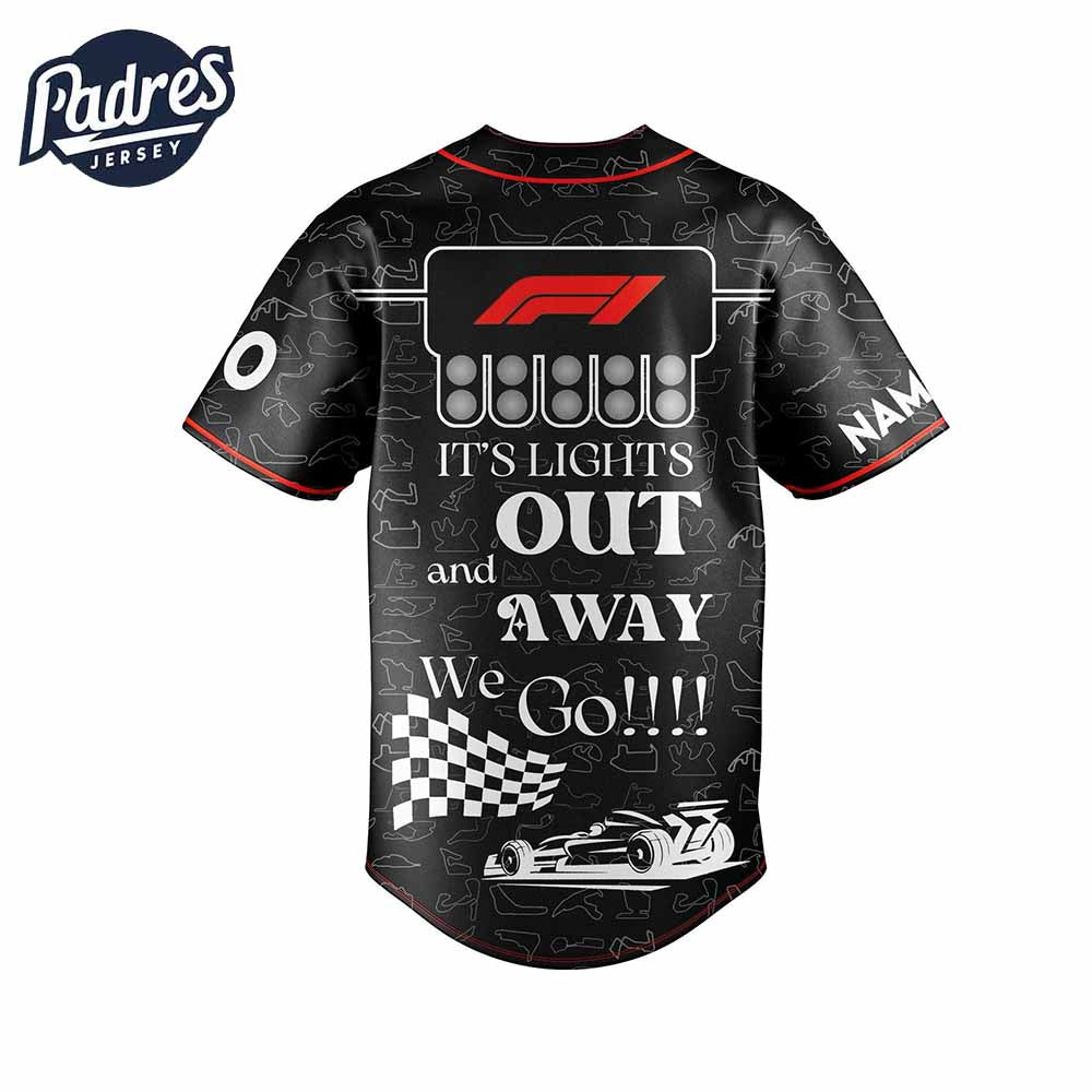 F1 Personalized Baseball Jersey Outfit - Padres Jersey Oasis: Elevate Your Baseball Style Game