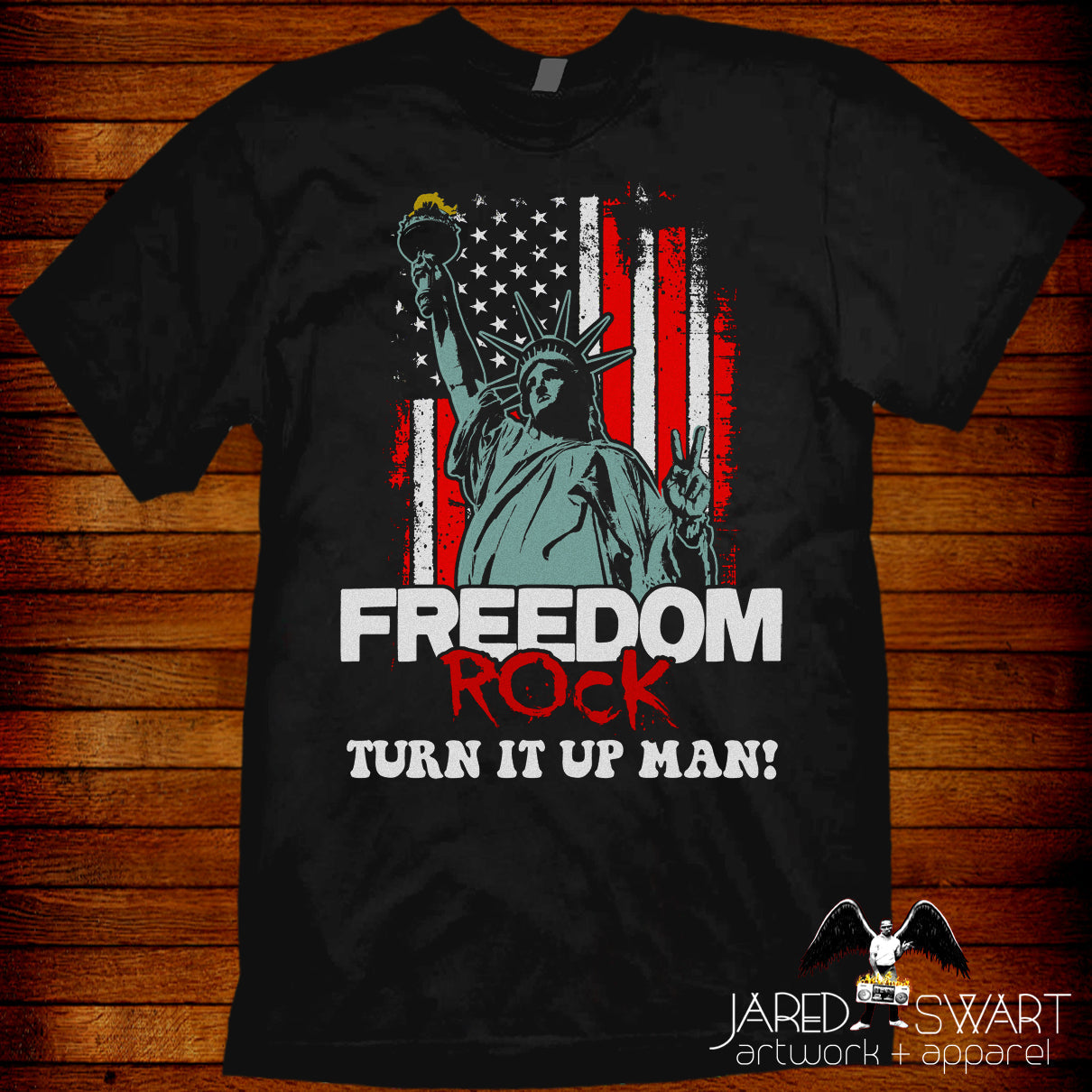 Retro T-shirt Freedom Rock