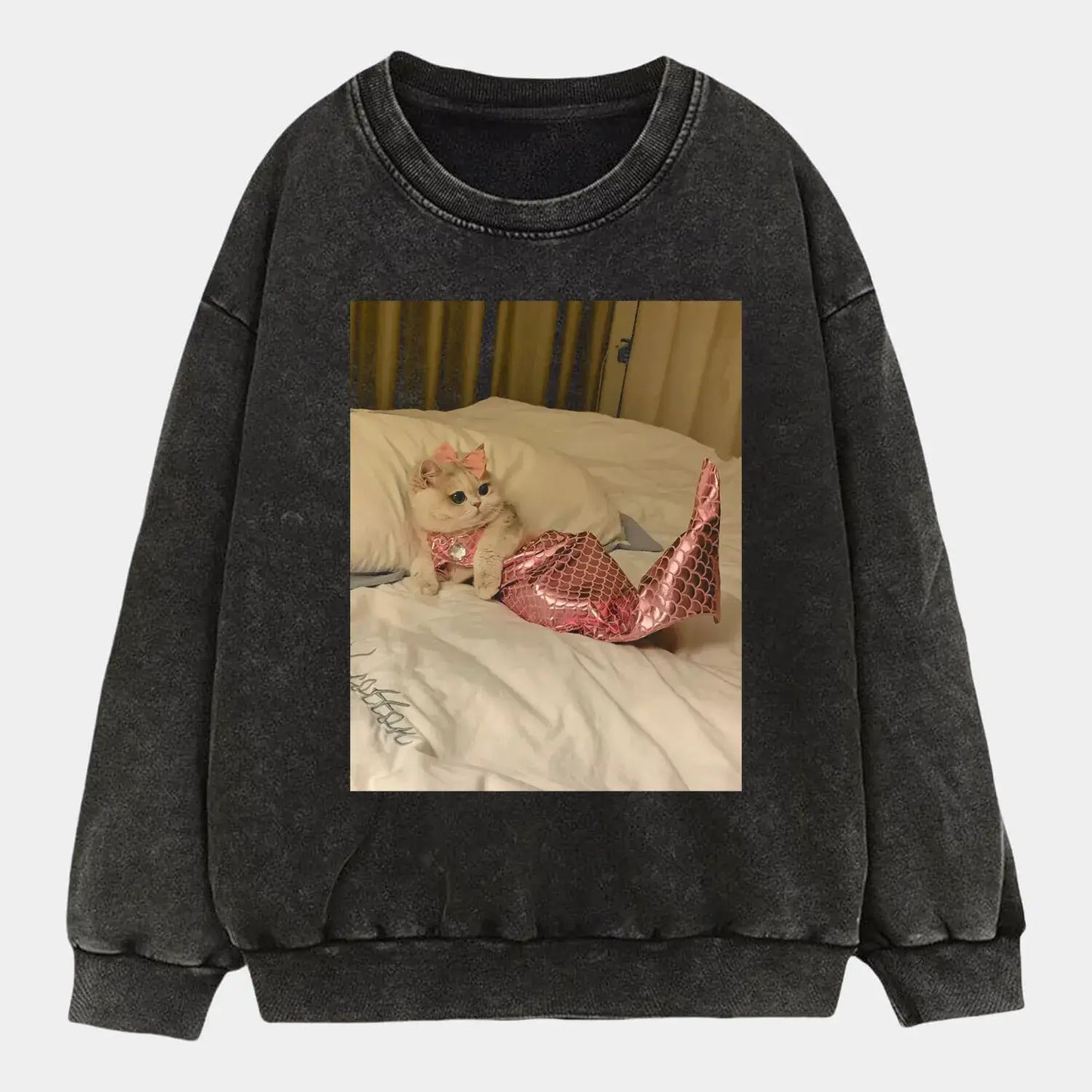 FUNNY MEOWMAID TEE
