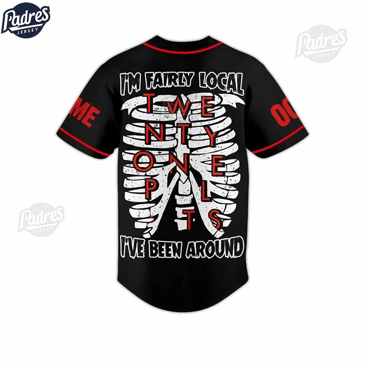 Fairly Local twenty One Pilots Custom Baseball Jersey Fan Gear - Padres Jersey Oasis: Elevate Your Baseball Style Game