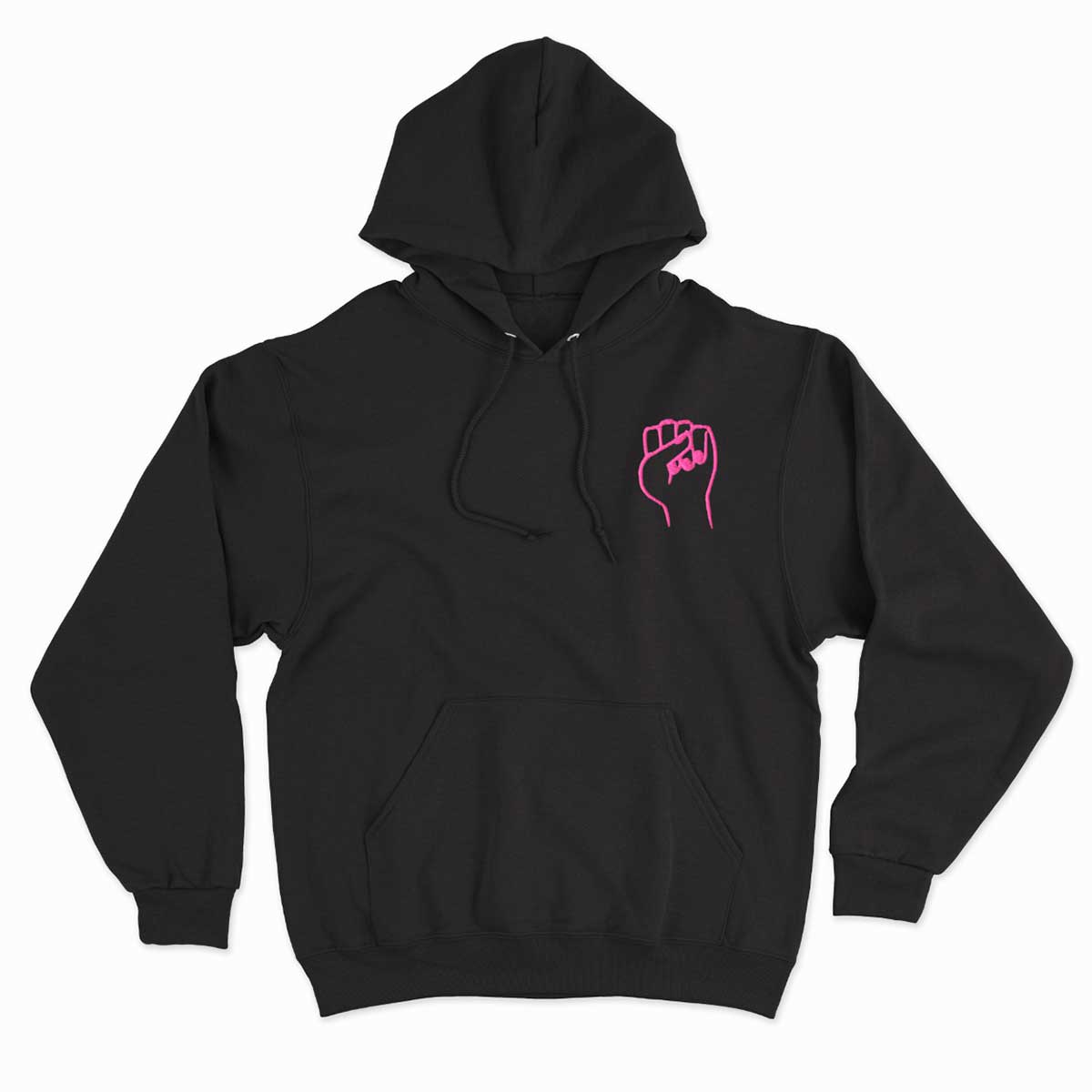 Feminist Fist Embroidered Hoodie