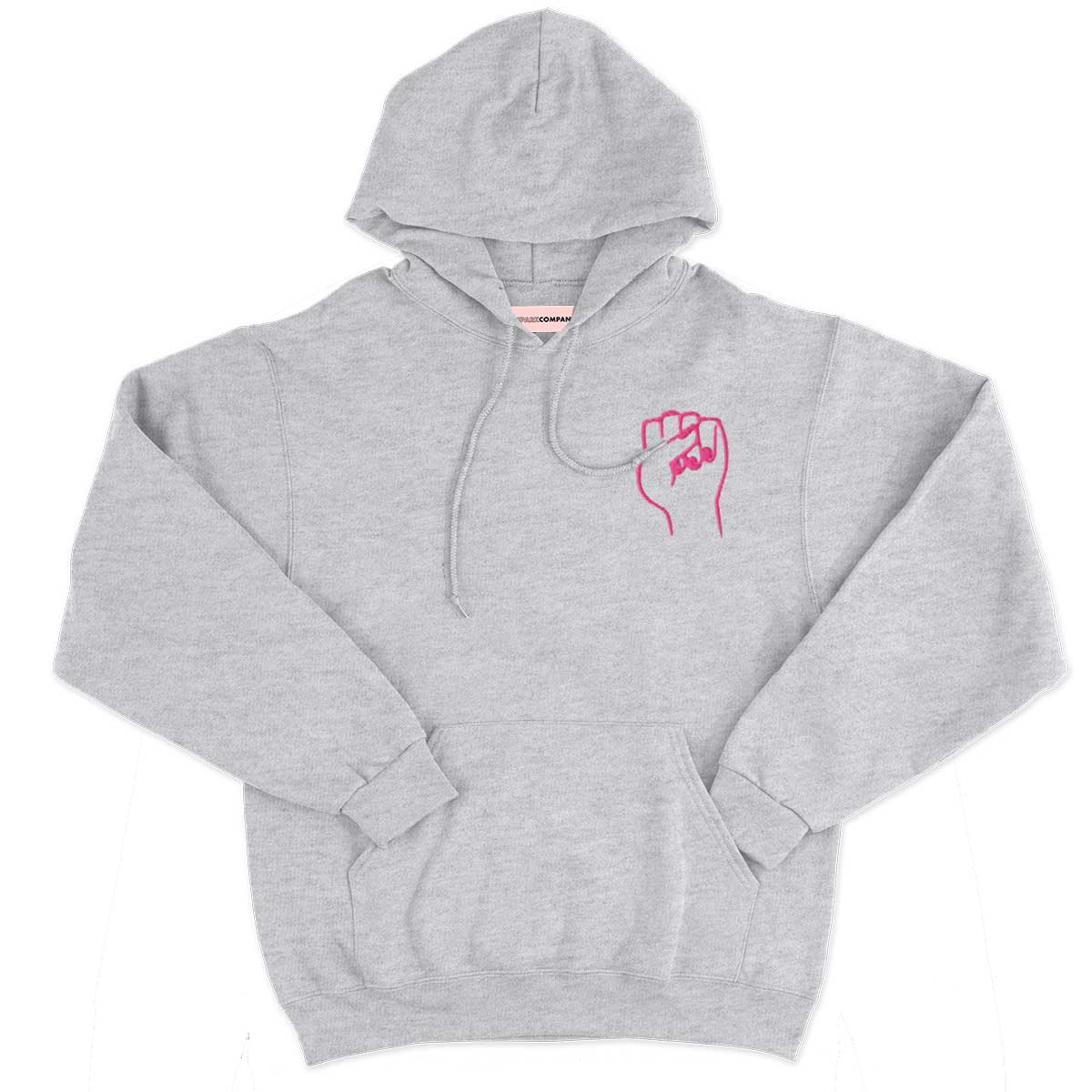 Feminist Fist Embroidered Hoodie
