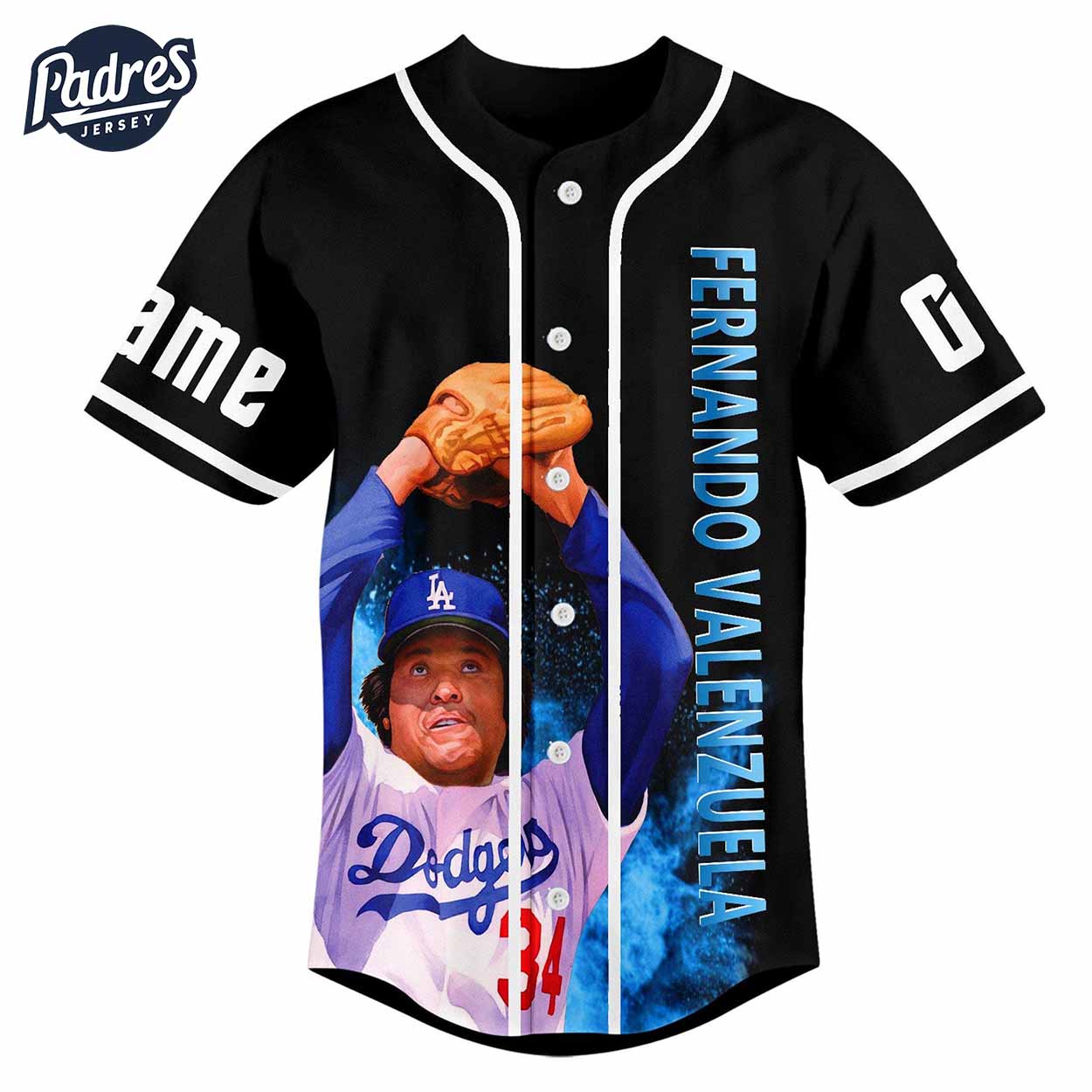 Fernando Valenzuela 1960-2024 Los Angeles Dodgers Custom Baseball Jersey - Padres Jersey Oasis: Elevate Your Baseball Style Game