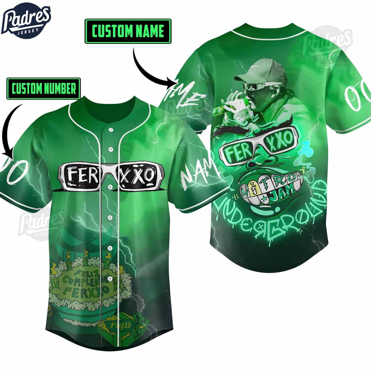 Feid Singer Custom Baseball Jersey - Padres Jersey Oasis: Elevate Your Baseball Style Game
