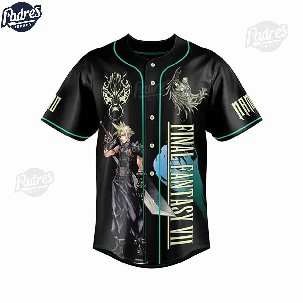 Final Fantasy VII Omnislash Custom Baseball Jersey - Padres Jersey Oasis: Elevate Your Baseball Style Game