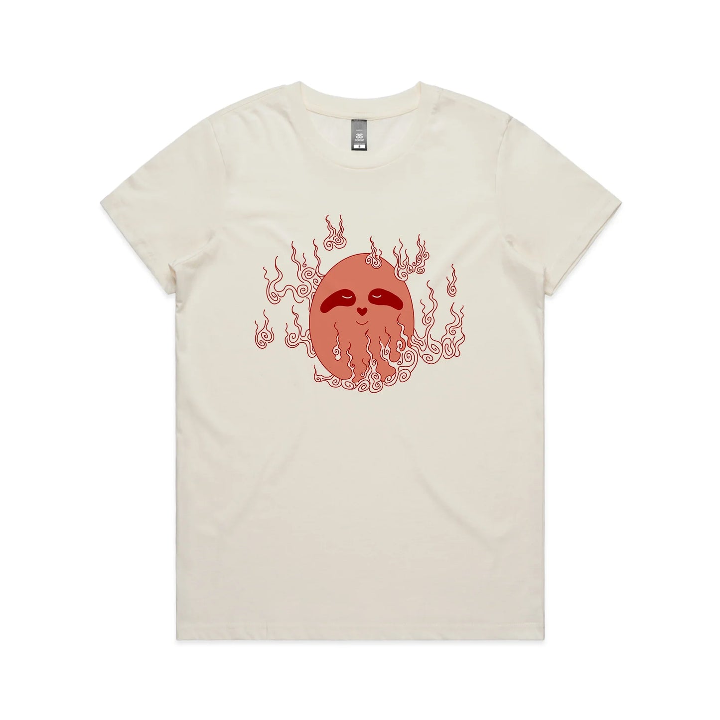 Fire Elemental Egg Sloth Tee