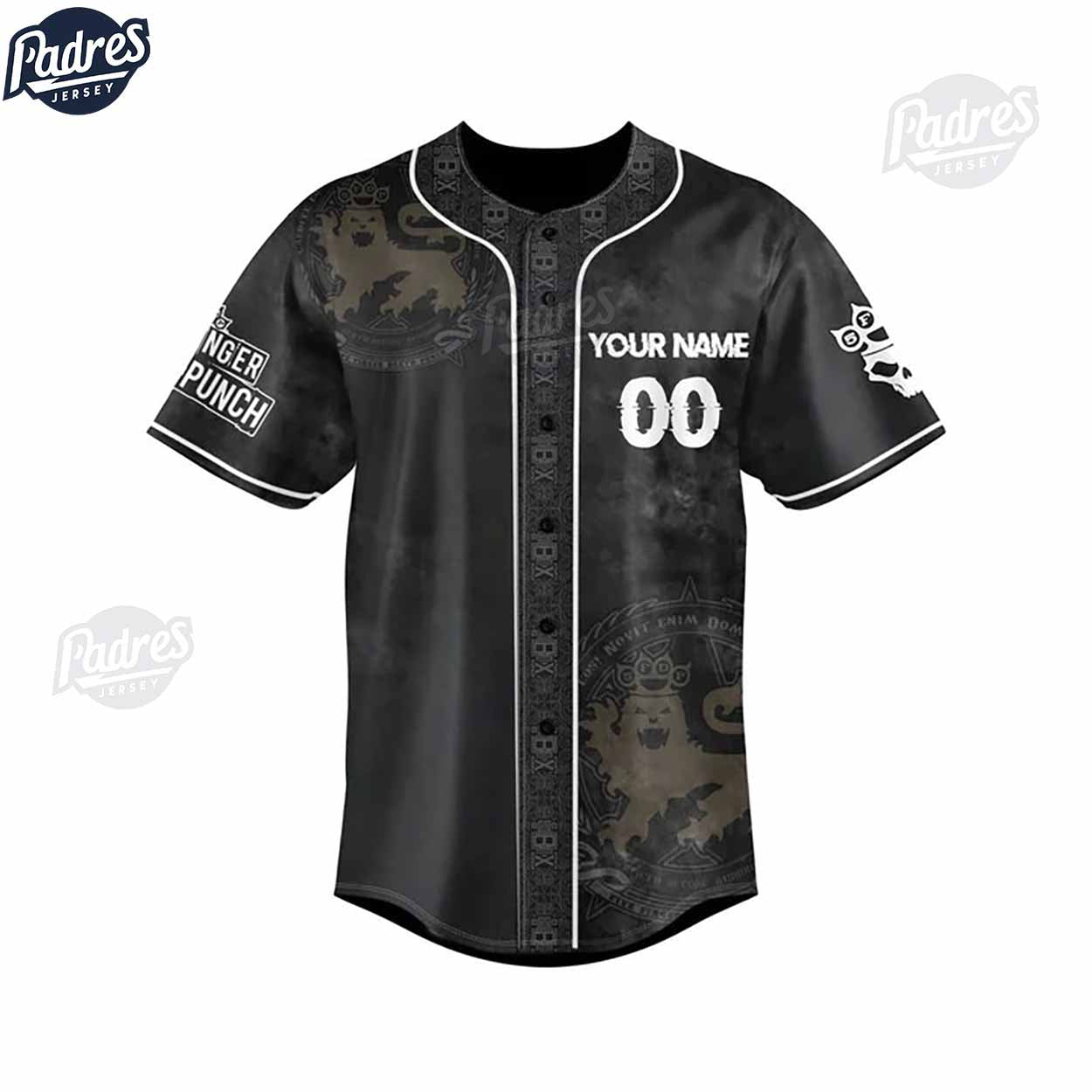 Five Finger Death Punch This Is The Way Custom Baseball Jersey - Padres Jersey Oasis: Elevate Your Baseball Style Game