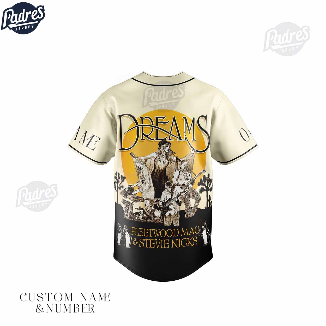 Fleetwood Mac Stevie Nicks Custom Baseball Jersey Style - Padres Jersey Oasis: Elevate Your Baseball Style Game