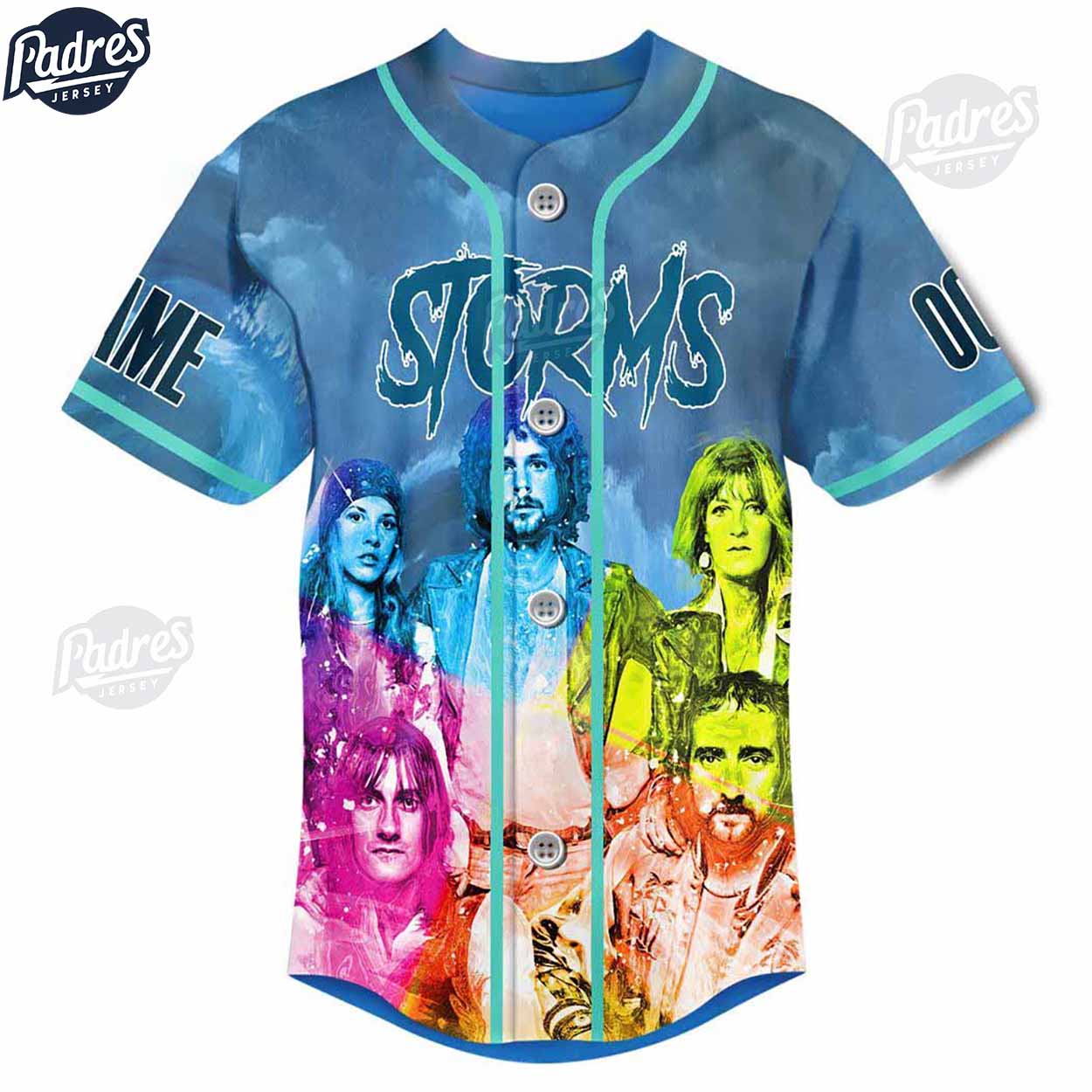 Fleetwood Mac Storm Custom Baseball Jersey Online - Padres Jersey Oasis: Elevate Your Baseball Style Game