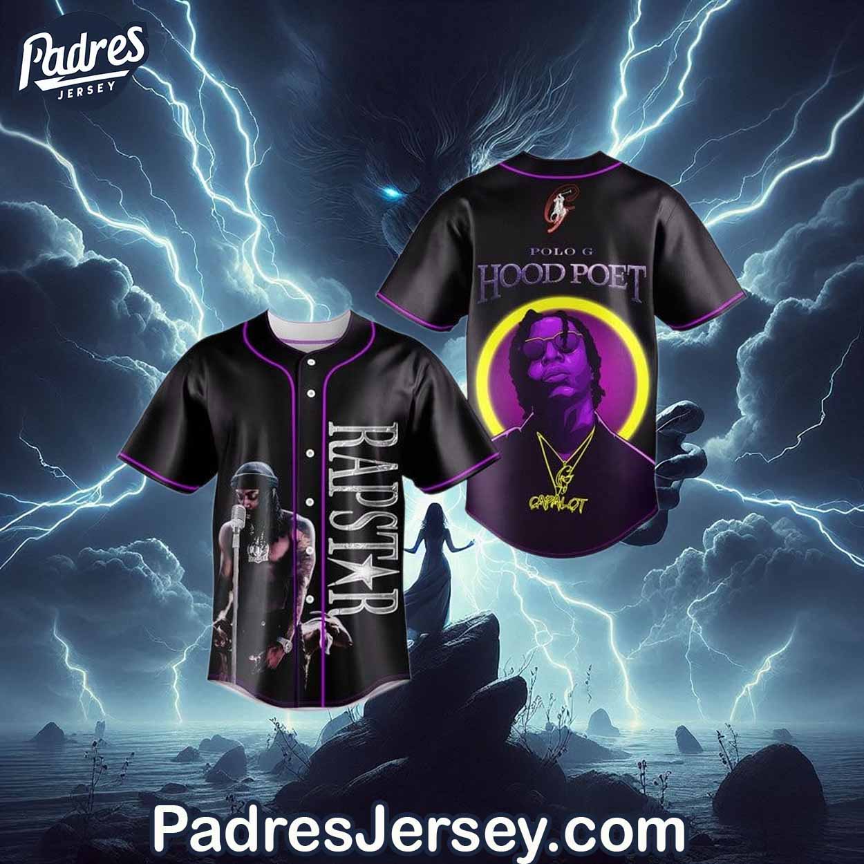 Flow G Rapstar Baseball Jersey - Padres Jersey Oasis: Elevate Your Baseball Style Game