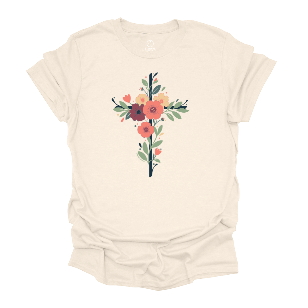 FREE Flower Cross Tee *Add Any Other Item To Cart To Unlock FREE Price. Limit 1*