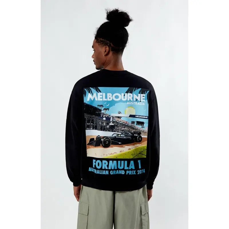 Formula 1 Men's x PacSun Melbourne Grand Prix Crew Neck Sweatshirt