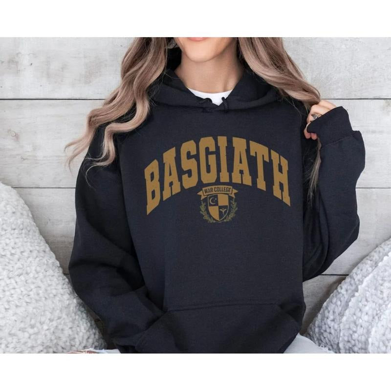 Fourth Wing Shirt 2 Sides, Basgiath War College Sweatshirt, Fourth Wing Hoodie, Dragon Rider Bookish Shirt, The Empyrean Series, Unisex Sweater Pullover Tee