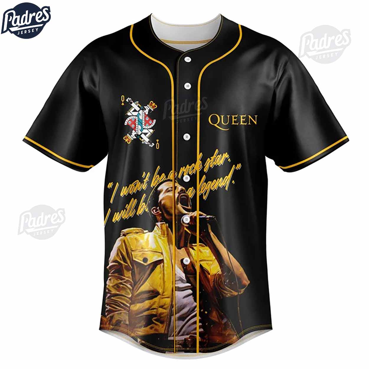 Freddie Mercury Baseball Jersey Outfit For Men And Women - Padres Jersey Oasis: Elevate Your Baseball Style Game