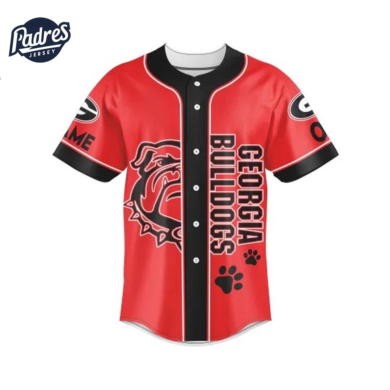 Georgia Bulldogs Est 1785 Custom Baseball Jersey - Padres Jersey Oasis: Elevate Your Baseball Style Game
