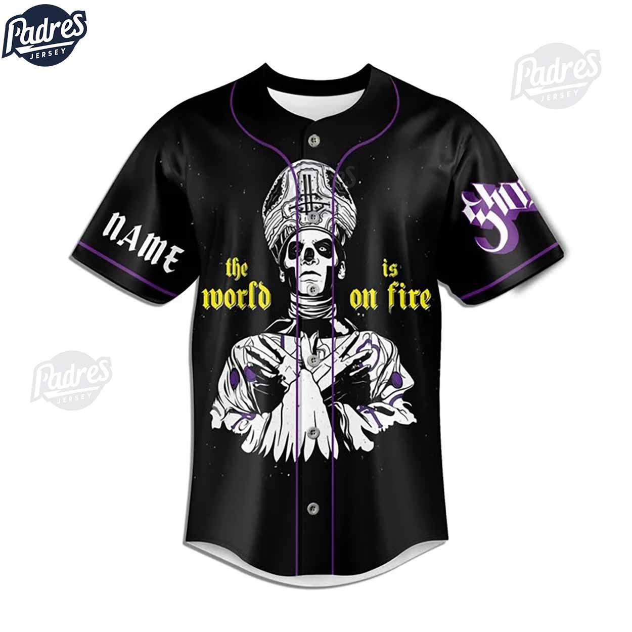 Ghost Band Custom Baseball Jersey - Padres Jersey Oasis: Elevate Your Baseball Style Game