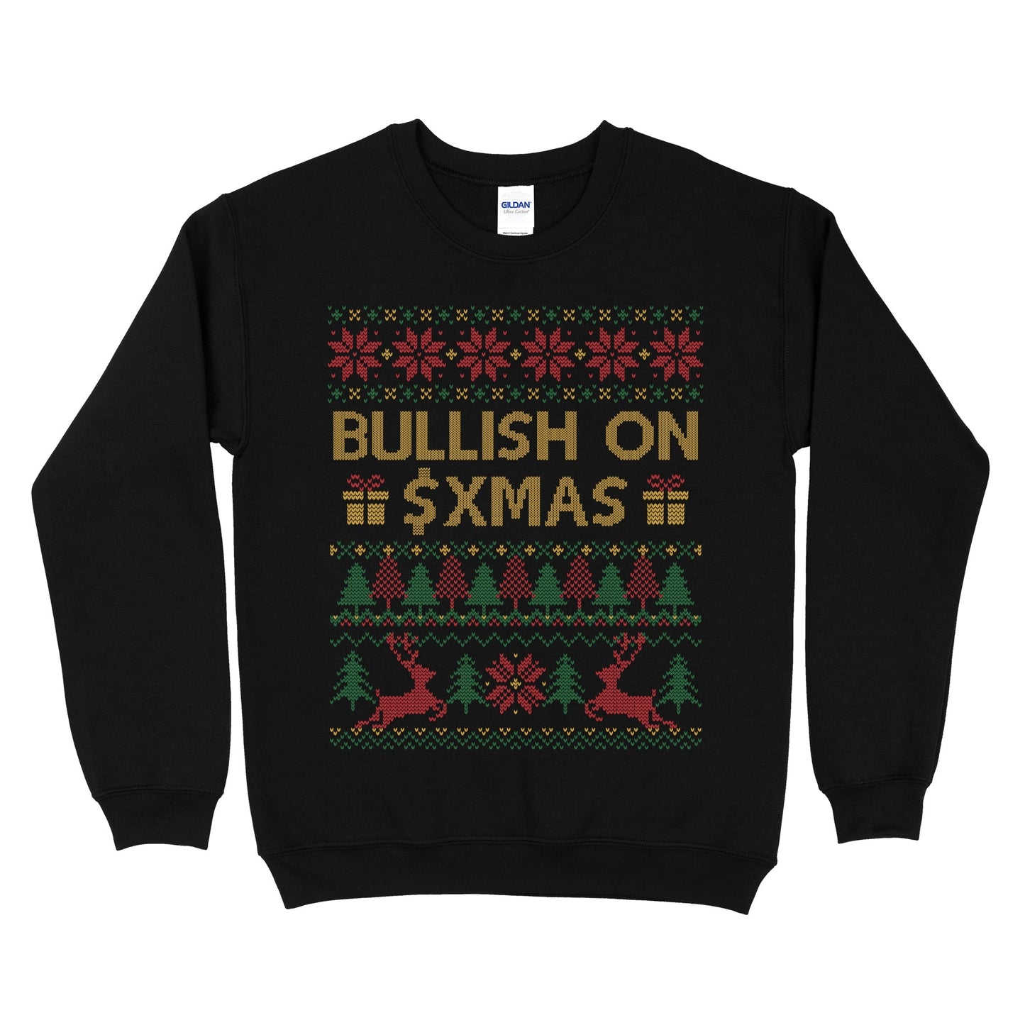 Bullish On Xmas Ugly Christmas Sweatshirt