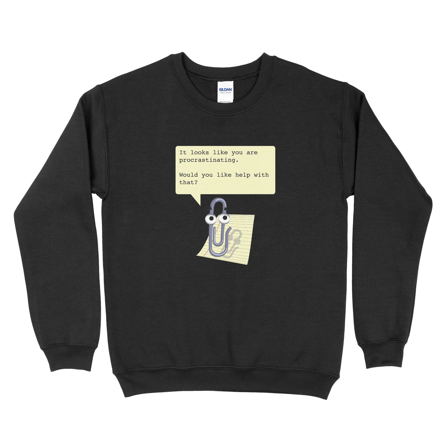 Clippy Stop Procrastinating Sweatshirt