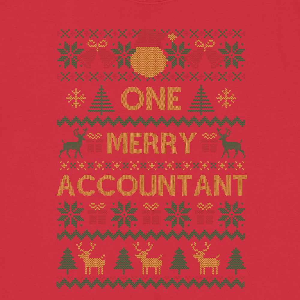 One Merry Accountant Ugly Sweatshirt