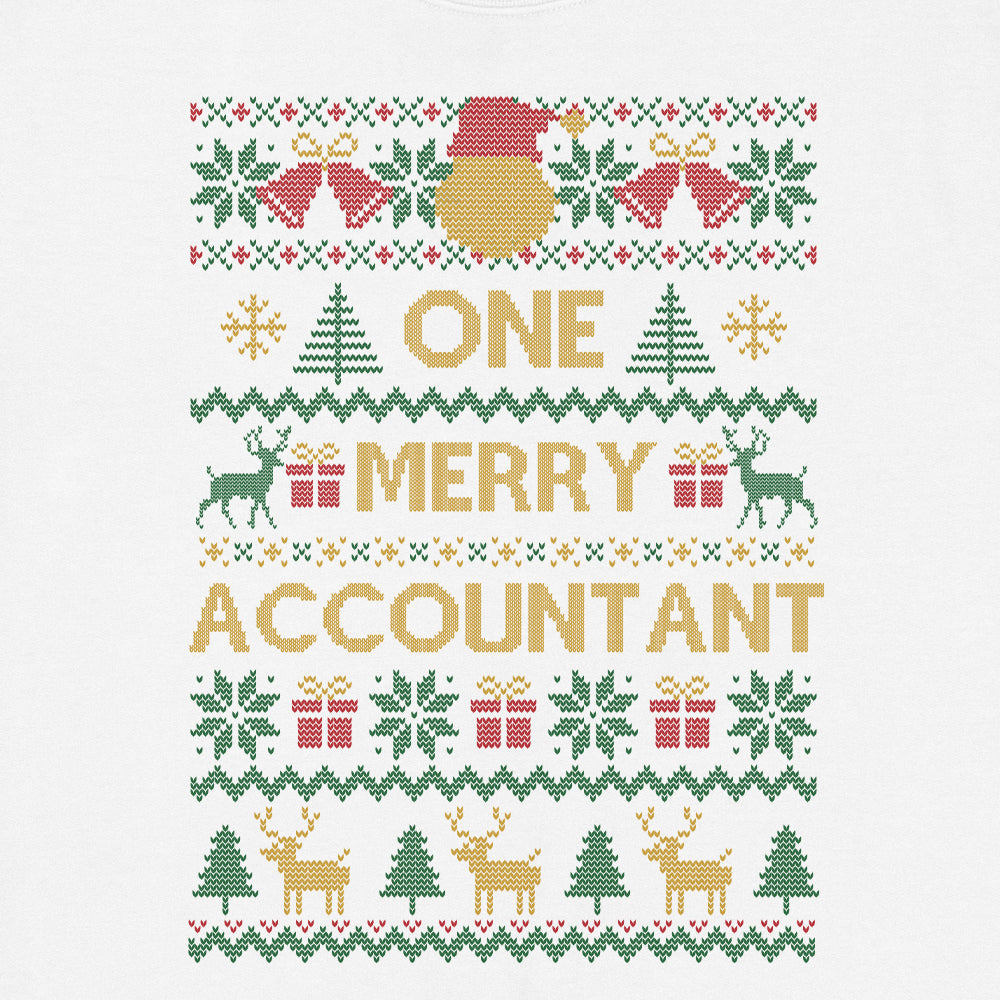 One Merry Accountant Ugly Sweatshirt