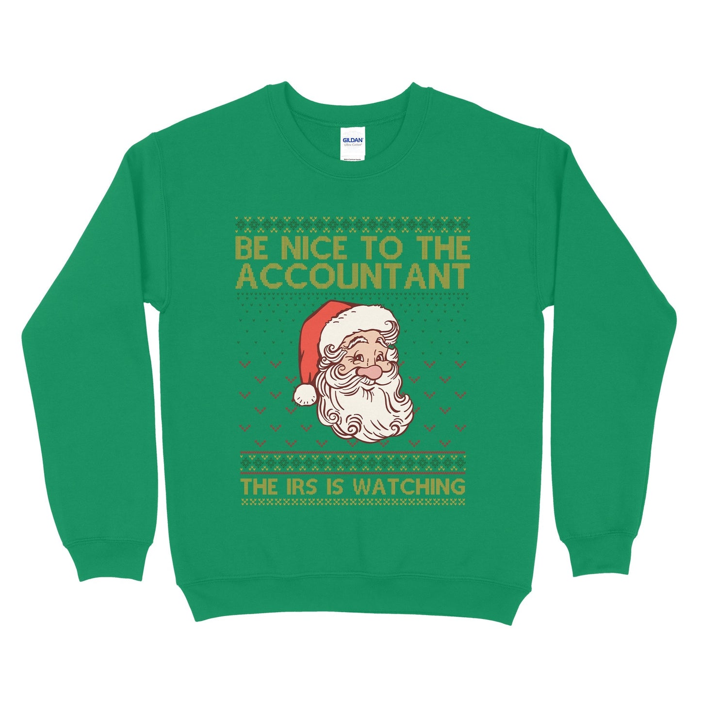 Be Nice To The Accountant Ugly Sweatshirt