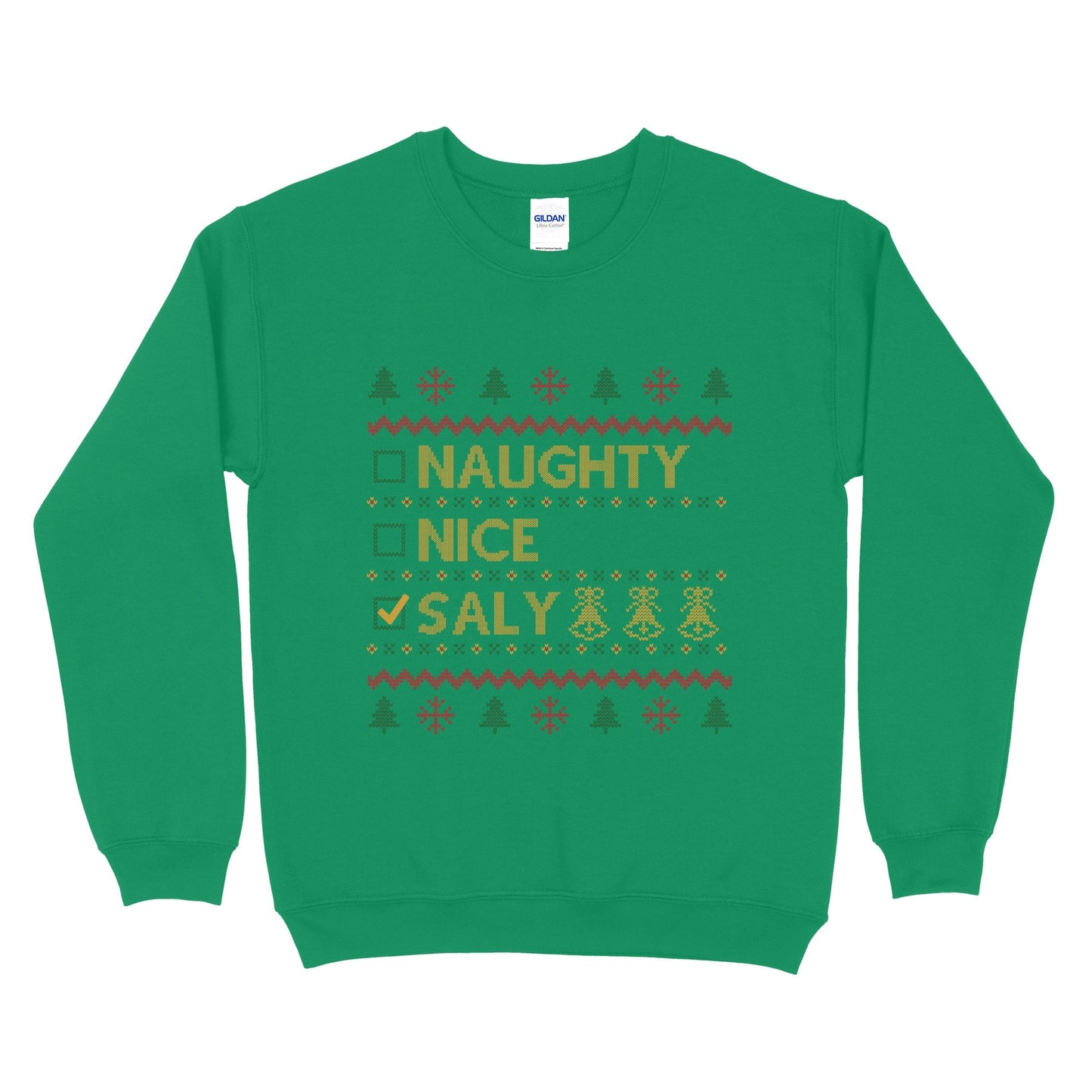 Naughty, Nice, SALY Ugly Sweatshirt