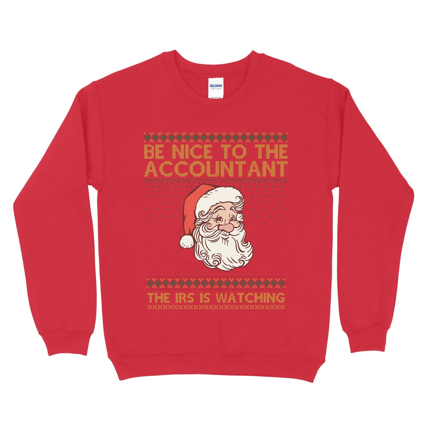 Be Nice To The Accountant Ugly Sweatshirt