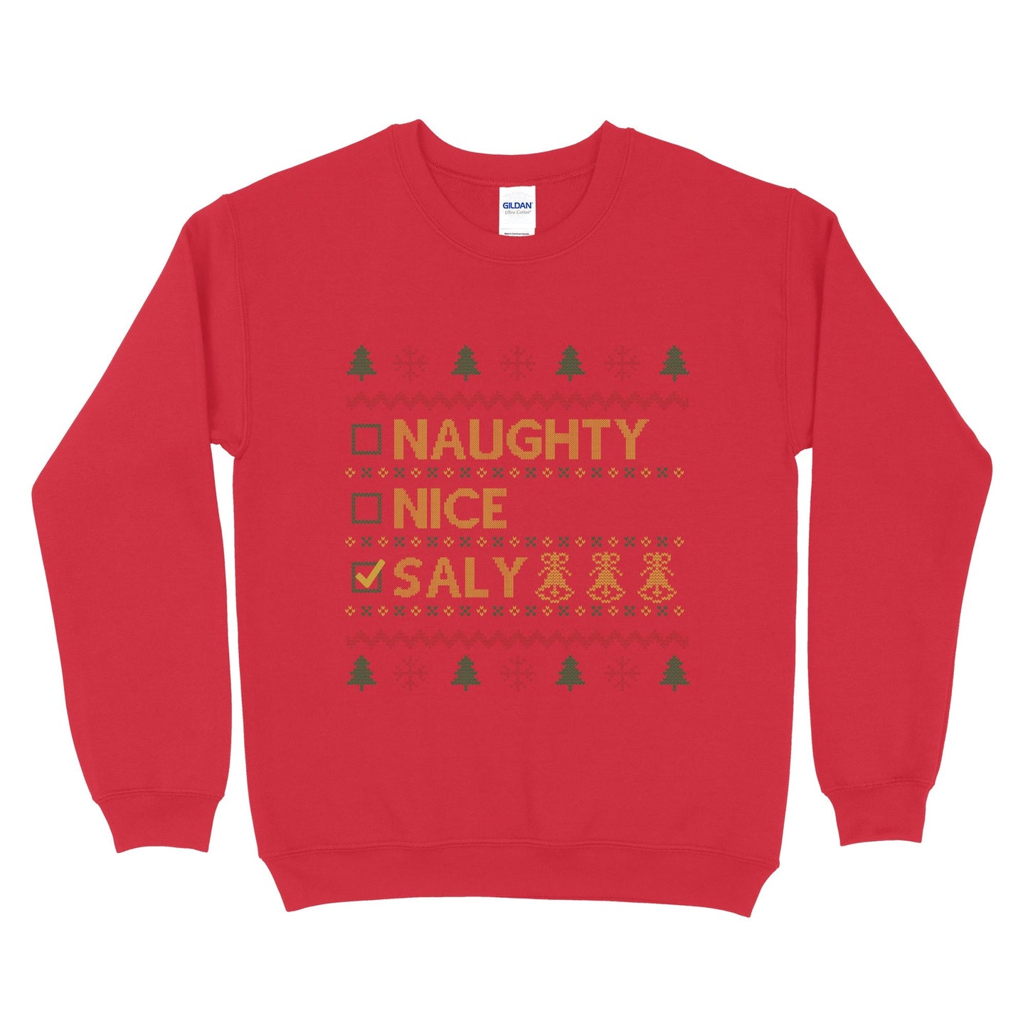 Naughty, Nice, SALY Ugly Sweatshirt