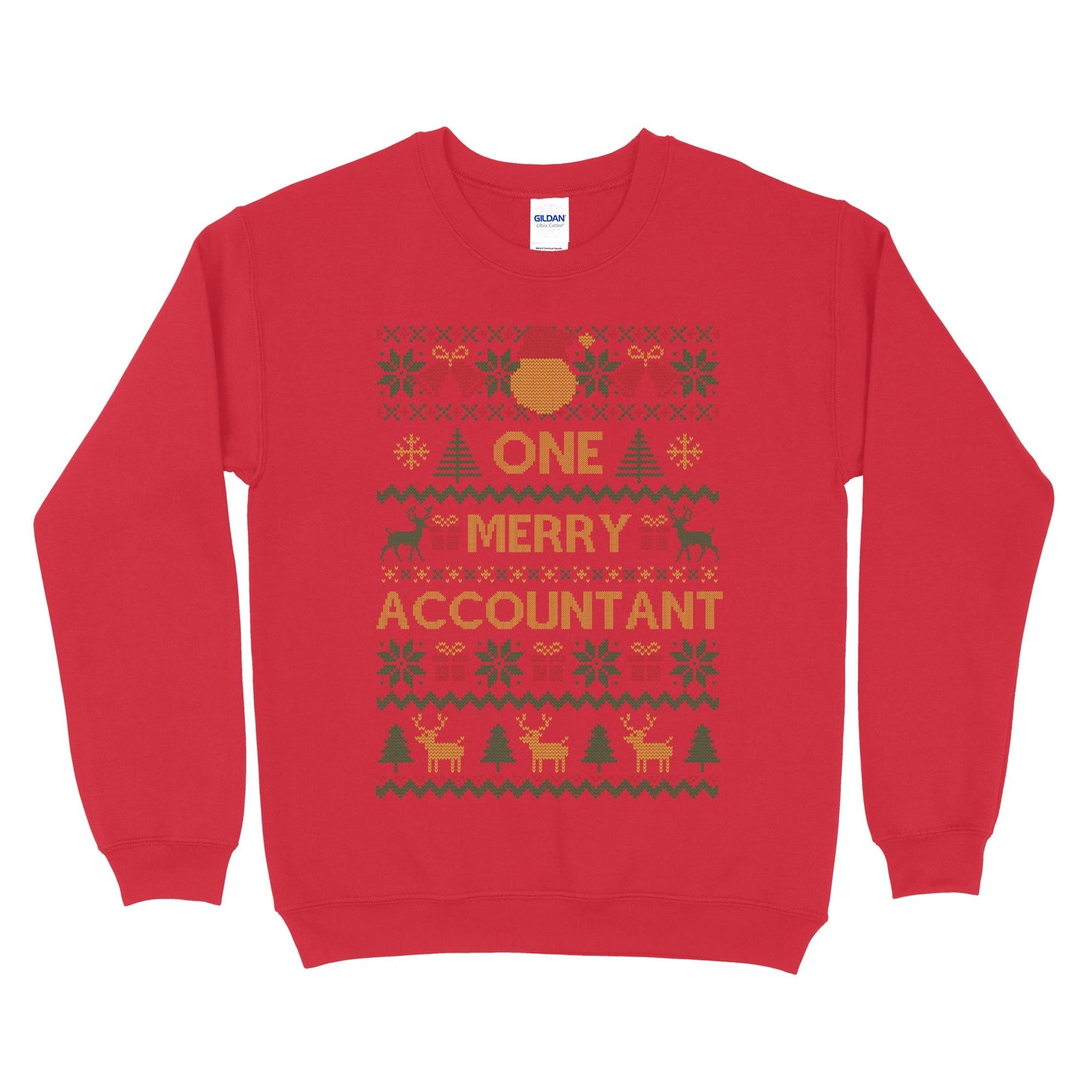 One Merry Accountant Ugly Sweatshirt