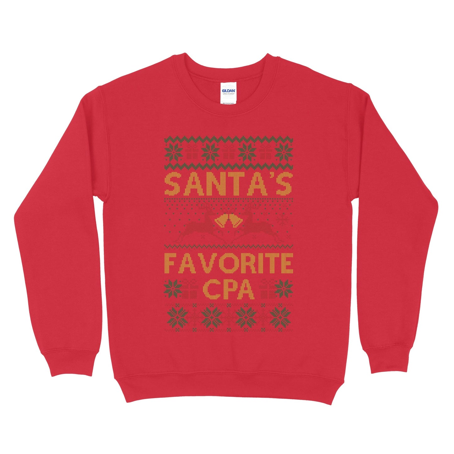 Santa's Favorite CPA Ugly Sweatshirt