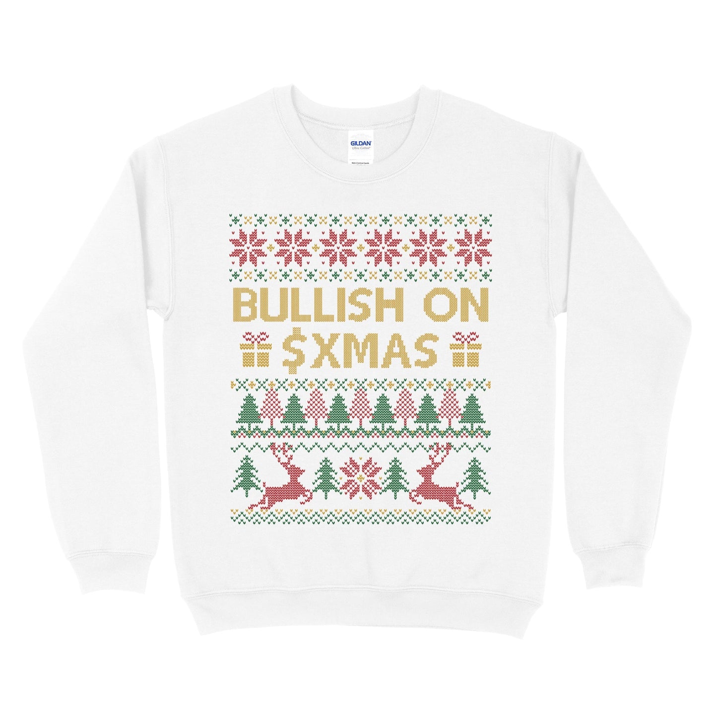Bullish On Xmas Ugly Christmas Sweatshirt