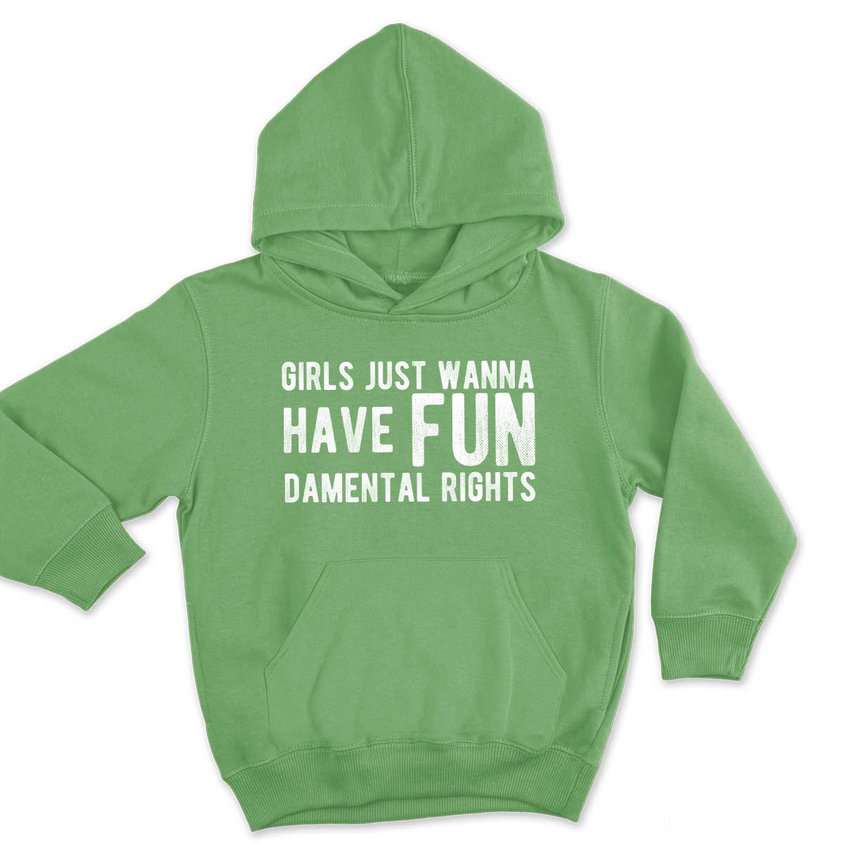 Girls Just Wanna Have Fundamental Rights Kids Hoodie
