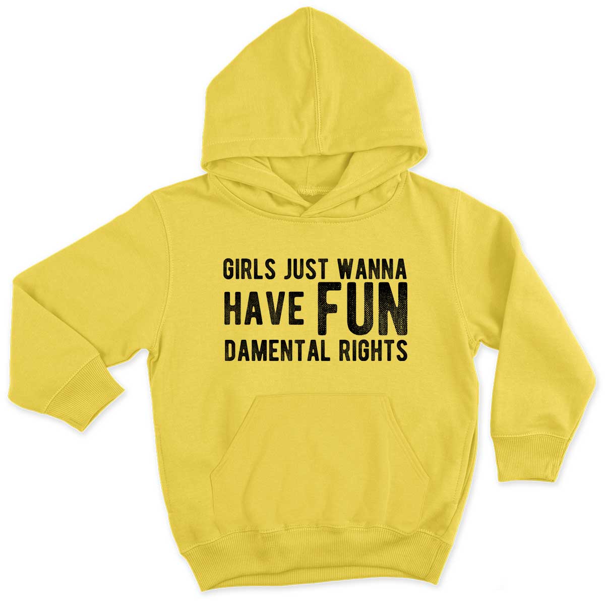Girls Just Wanna Have Fundamental Rights Kids Hoodie
