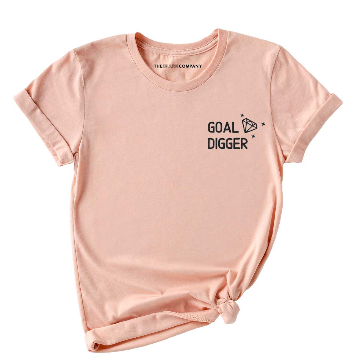 Goal Digger Embroidered T-Shirt