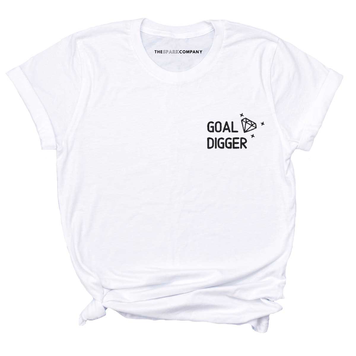 Goal Digger Embroidered T-Shirt