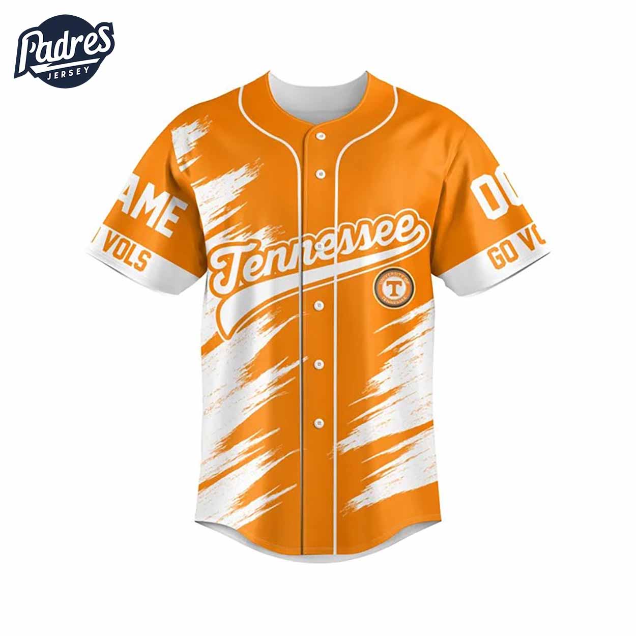 God First Family Second Then Tennessee Football Custom Baseball Jersey - Padres Jersey Oasis: Elevate Your Baseball Style Game