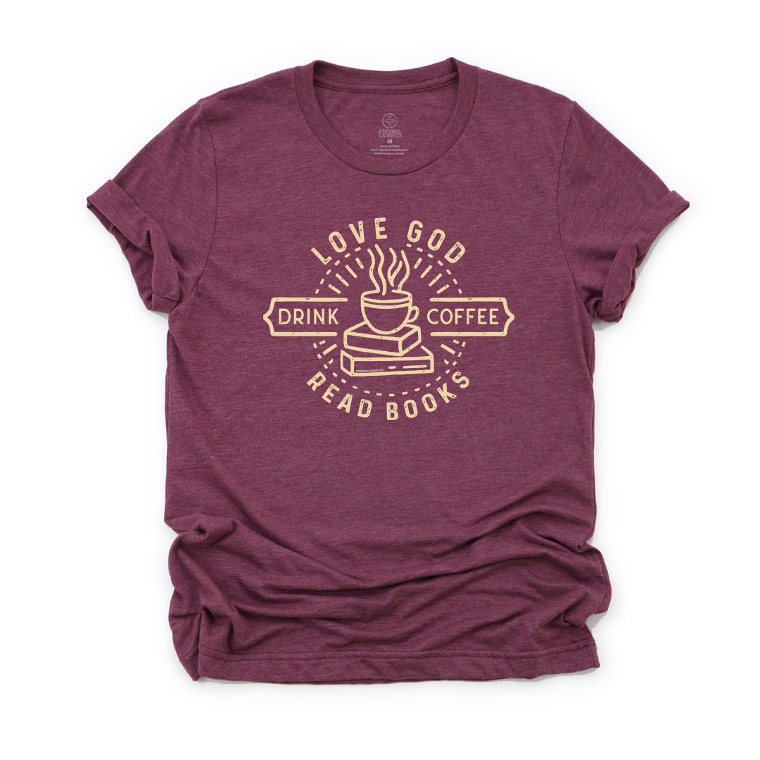 FREE God Coffee Books Tee *Add Any Other Item To Cart To Unlock FREE Price. Limit 1*
