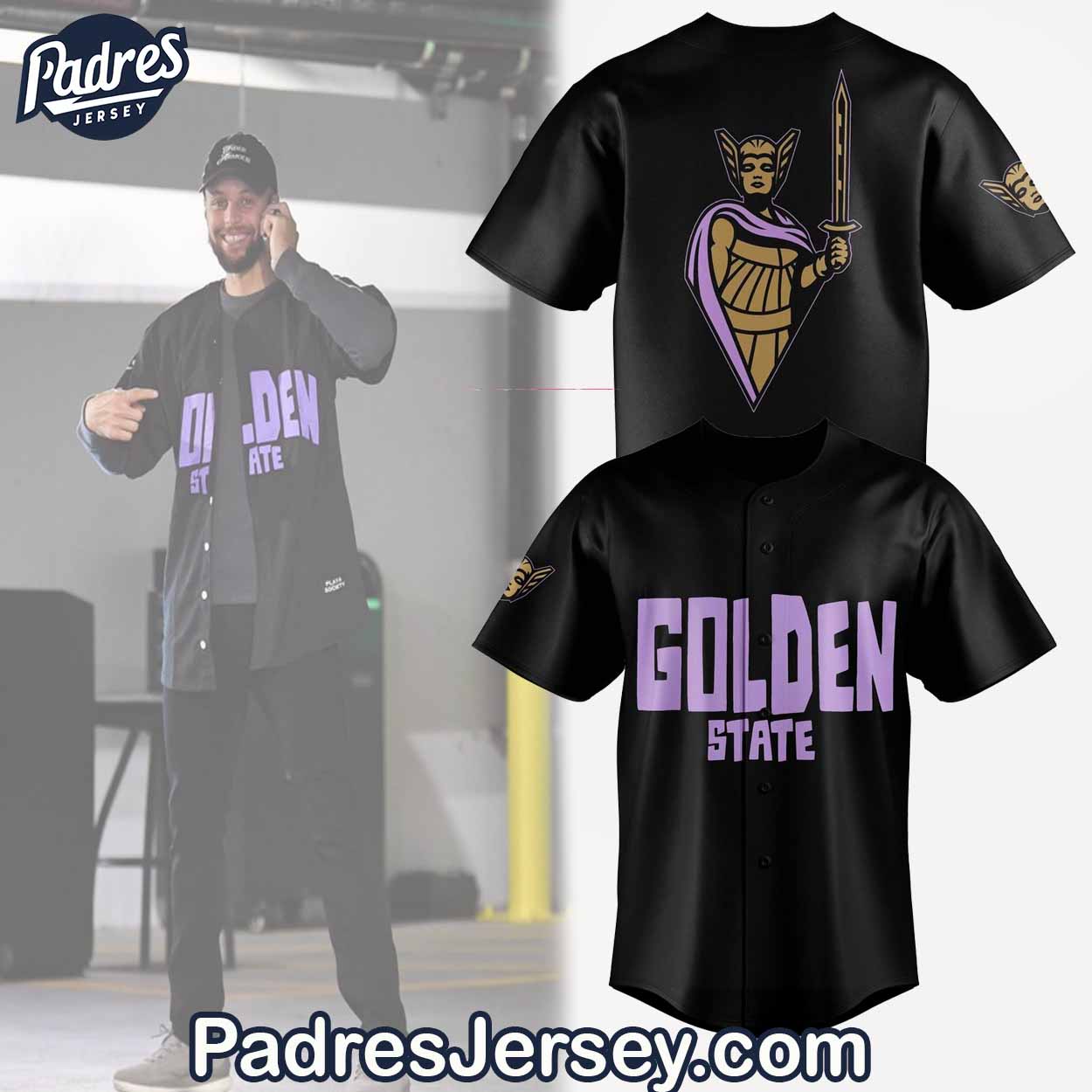 Golden State Valkyries Secondary Logo Baseball Jersey Outfit - Padres Jersey Oasis: Elevate Your Baseball Style Game