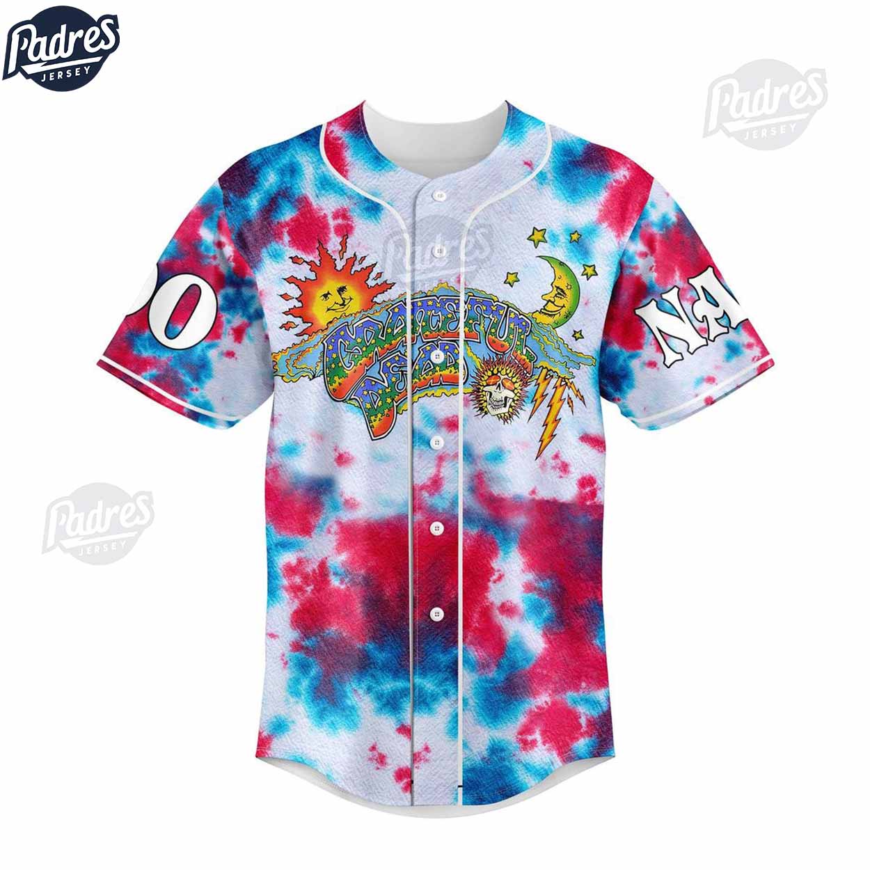 Grateful Dead Eyes Of The World Custom Baseball Jersey - Padres Jersey Oasis: Elevate Your Baseball Style Game