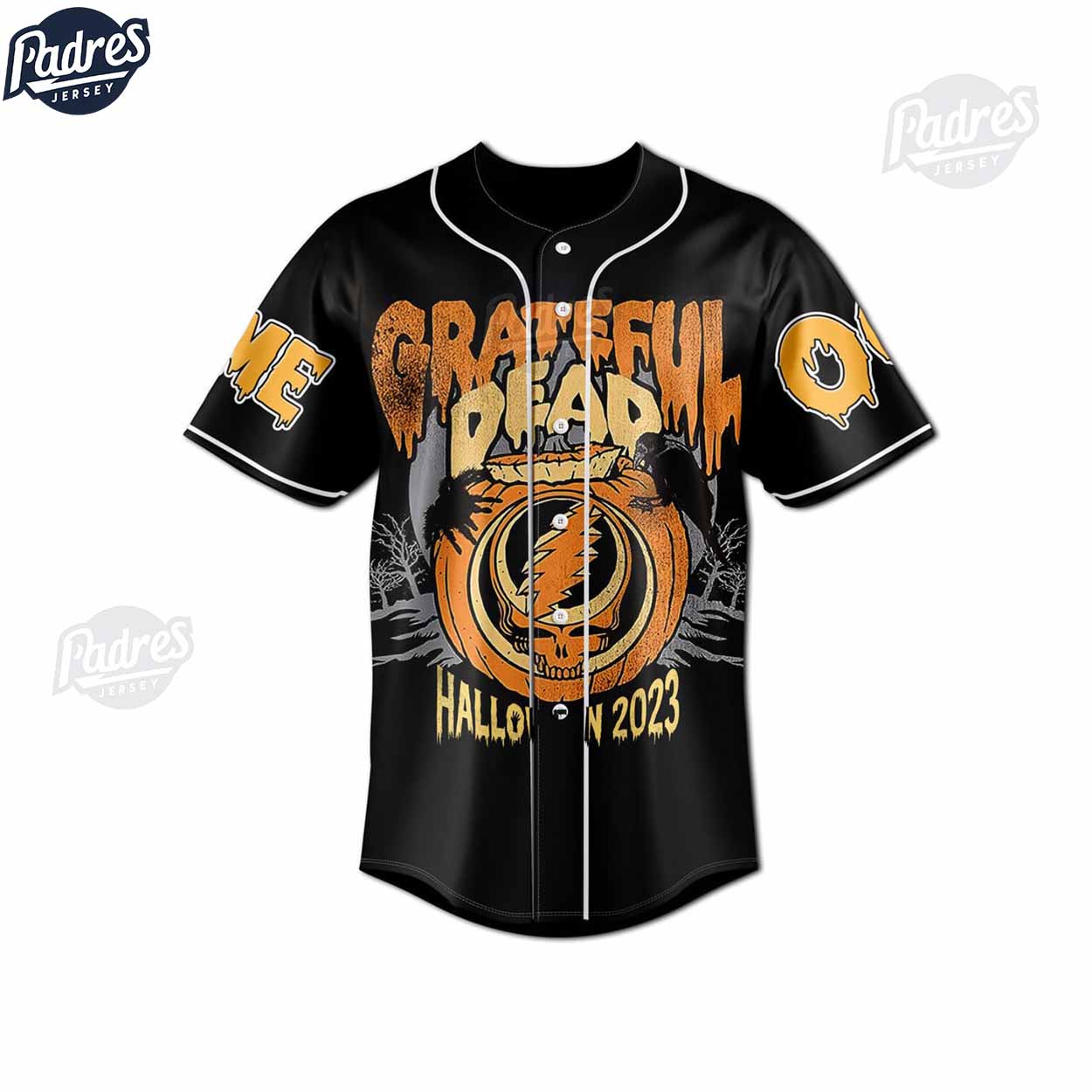 Grateful Dead Halloween 2023 Custom Baseball Jersey - Padres Jersey Oasis: Elevate Your Baseball Style Game