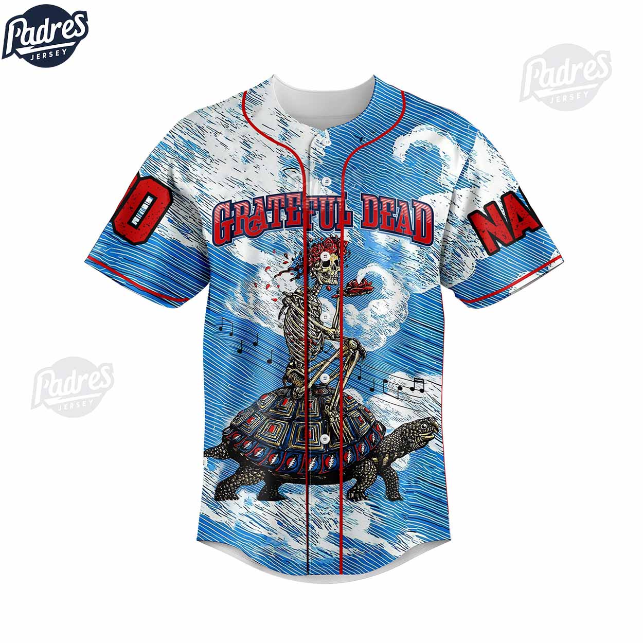 Grateful Dead If You Get Confused Just Listen To The Music Custom Baseball Jersey - Padres Jersey Oasis: Elevate Your Baseball Style Game