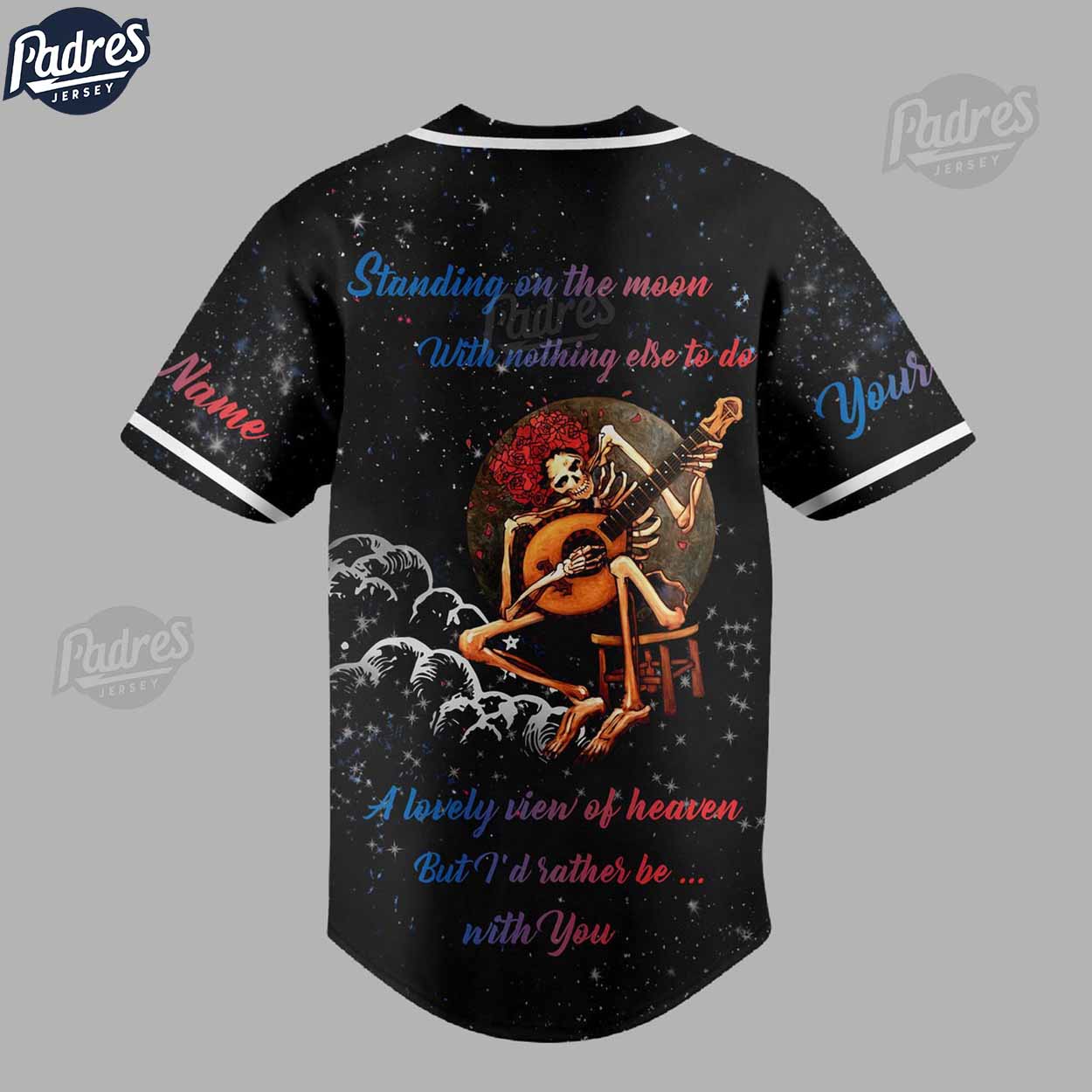 Grateful Dead You Don’t Know How Easy It Is So Live You Custom Baseball Jersey - Padres Jersey Oasis: Elevate Your Baseball Style Game