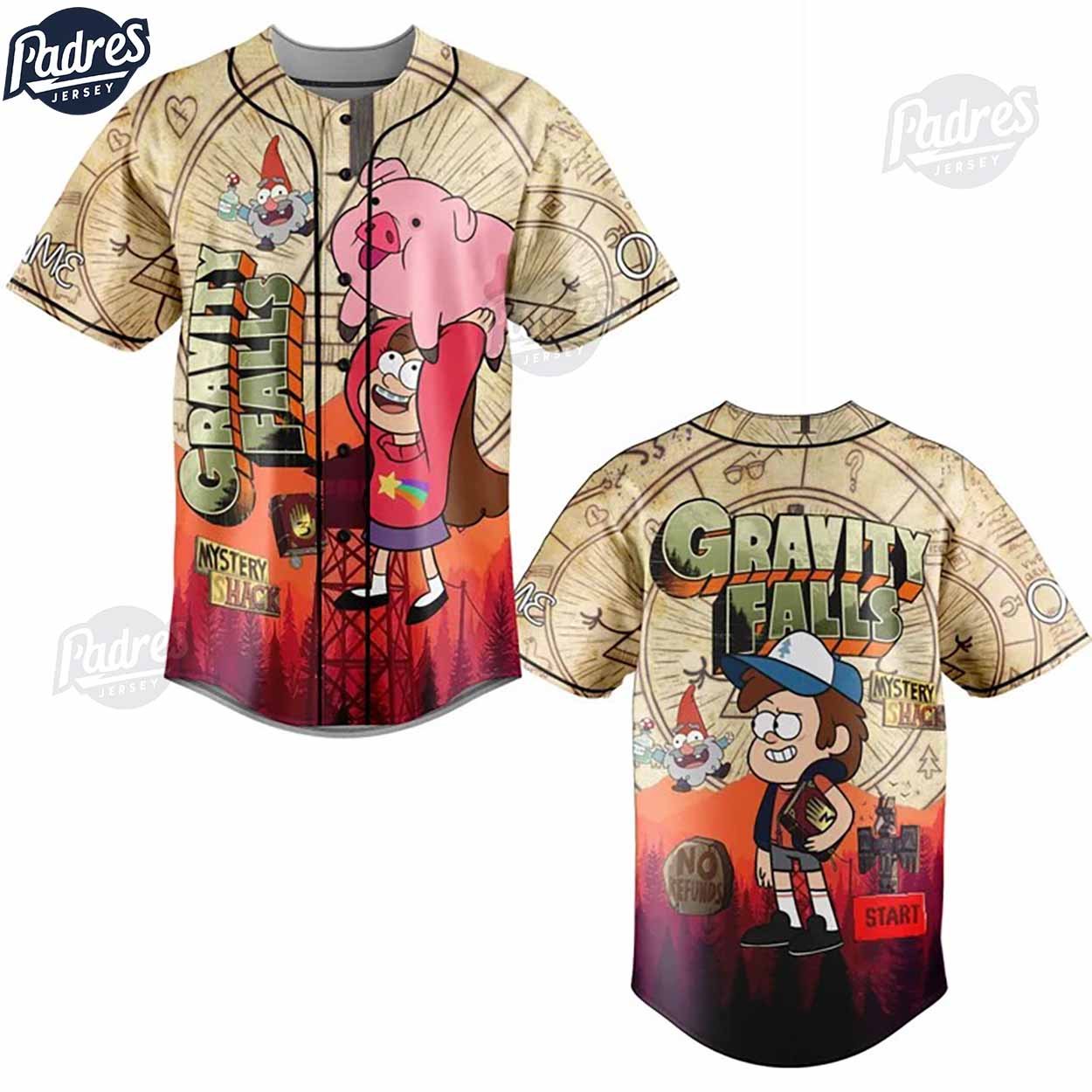 Gravity Falls Baseball Jersey - Padres Jersey Oasis: Elevate Your Baseball Style Game