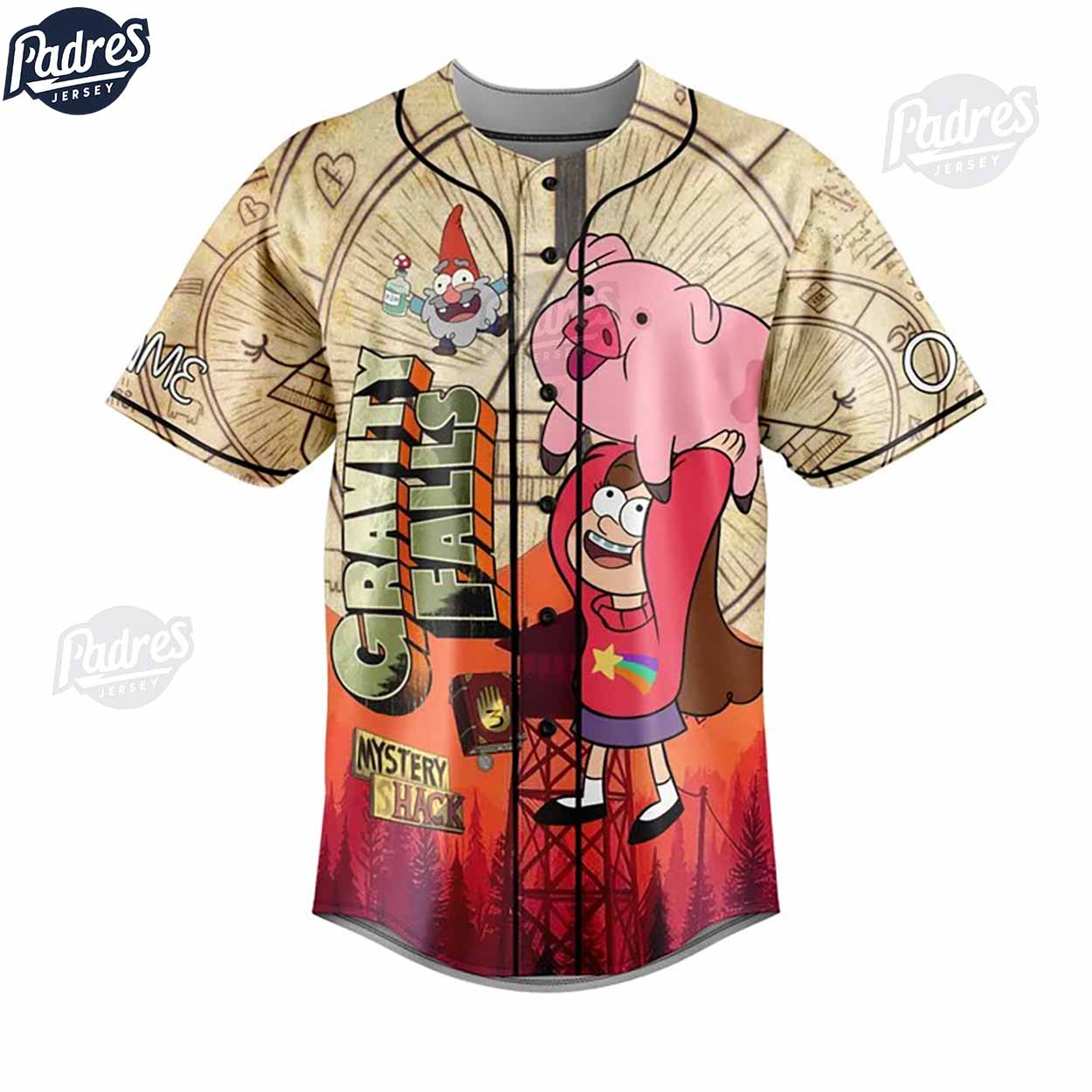 Gravity Falls Baseball Jersey - Padres Jersey Oasis: Elevate Your Baseball Style Game