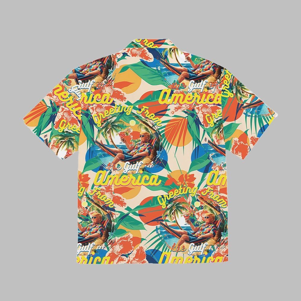 Greeting From The Gulf Of America Hawaiian Shirt - Grishko.com