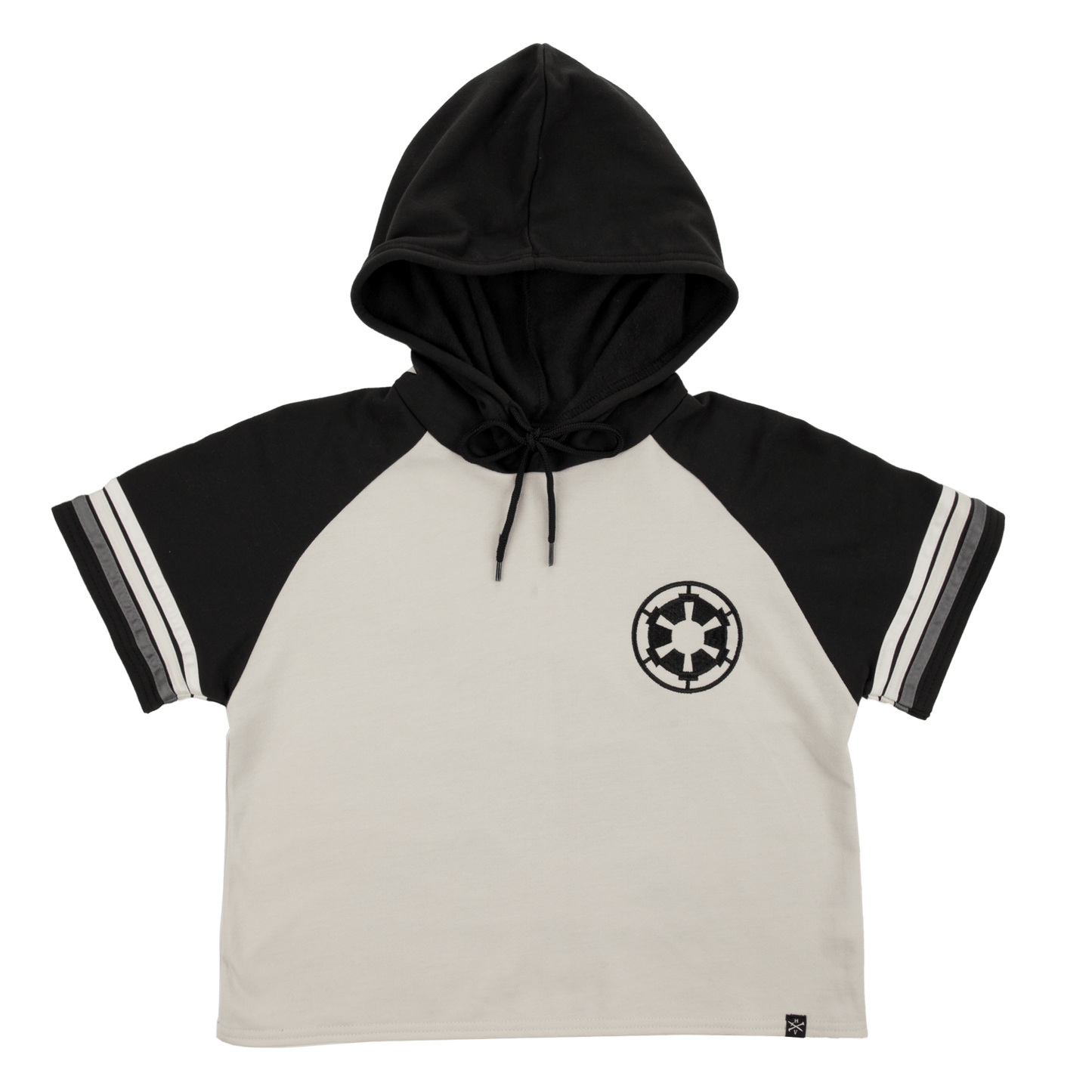 Imperial Trooper Cropped Short Sleeve Hoodie